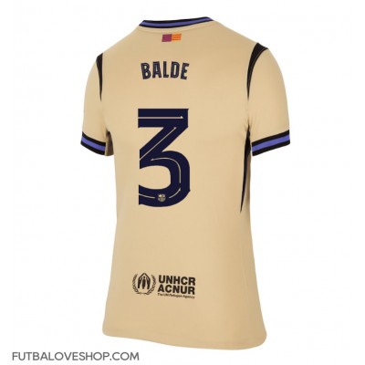 Dres Barcelona Alejandro Balde #3 Preč pre Ženy 2025-26 Krátky Rukáv Dres Barcelona Alejandro Balde #3 Preč pre Ženy 2025-26 Krátky Rukáv